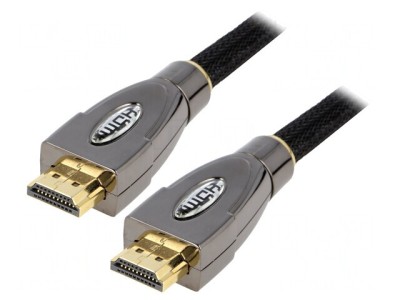 Cablu HDMI 1.4 PVC Textil 1.8m foto