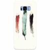 Husa silicon pentru Samsung S8 Plus, Three Feathers