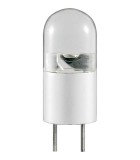 Bec LED G4 12V 0.3W alb rece 6400K 10lm 23.5x11.2 mm Goobay 30245