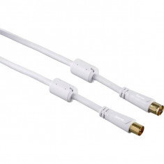 Cablu antena Hama Coaxial 100dB 3m White foto