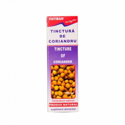 TINCTURA CORIANDRU 50ml FAVISAN foto