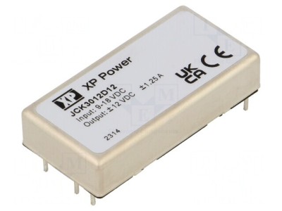 Convertor DC/DC 30W 9-18V la 12V/-12V THT foto