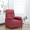 VidaXL Fotoliu rabatabil, roșu vin, material textil 348278