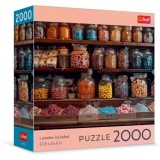 PUZZLE TREFL 2000 COLECTIA SUA BORCANE DE BUCURIE CU POSTER INCLUS