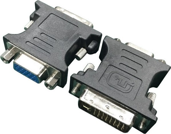 ADAPTOR video GEMBIRD, DVI-I DL (T) la VGA (M), black, &amp;quot;A-DVI-VGA-BK&amp;quot; (timbru verde 0.08 lei)