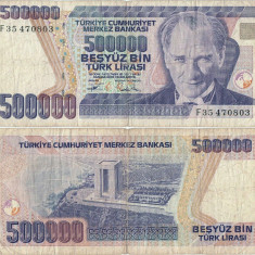 1994 , 500,000 turkish lira ( P-208c ) - Turcia