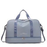 Geanta multifunctionala voiaj/sport, TAIKESEN TR01, compartiment incaltaminte, tesatura nylon, 49 x 32 x 25 cm, albastru
