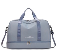 Geanta multifunctionala voiaj/sport, TAIKESEN TR01, compartiment incaltaminte, tesatura nylon, 49 x 32 x 25 cm, albastru