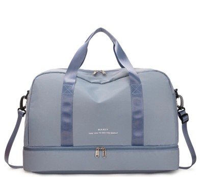 Geanta multifunctionala voiaj/sport, TAIKESEN TR01, compartiment incaltaminte, tesatura nylon, 49 x 32 x 25 cm, albastru foto
