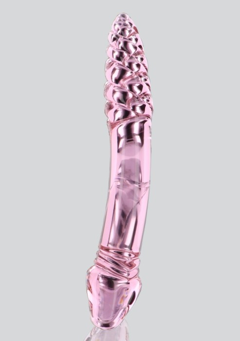 Dildo Sceptru cu Strasuri cu Doua Capete 23 cm Pink