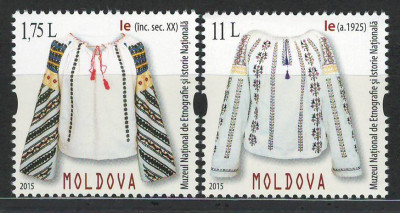 Moldova 2015 Mi 911/12 MNH - Ia - element al portului naţional foto