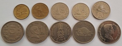 Asia, Lot monede foto