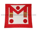 Sort Maestru pentru RSAA (Gradul III) - Variant? de Gal? cu Rozete Ro?ii ?i Aplica?ii Aurite