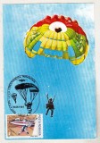 bnk fil Maxima aviatie Cupa UTC - Parasutism aeronava - Corespondenta parasutata Sibiu 1987