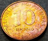 Moneda exotica 10 SENTIMO - FILIPINE, anul 1997 *cod 674 C = A.UNC PATINA, Asia