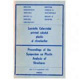 colectiv - Lucrarile Colocviului privind calculul plastic al structurilor - vol. III - 107555