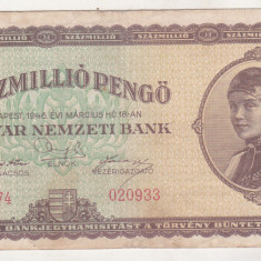 bnk bn Ungaria 100 milioane pengo 1946