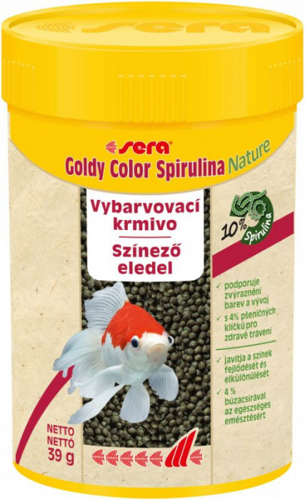 SERA Goldy Color Spirulina Nature 100ml / 39g