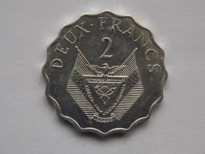 2 FRANCS 1970 RWANDA-FAO-AUNC foto