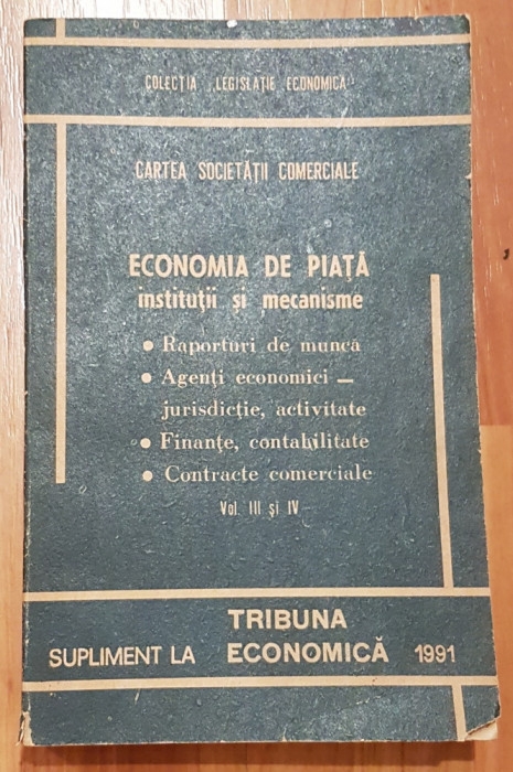 Economia de piaţă, instituţii şi mecanisme