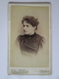 Fotografie pe carton 105 x 65 mm Jules Hellwig-Roman circa 1900, Romania 1900 - 1950, Sepia, Portrete