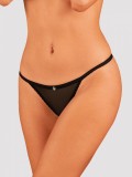 Chilot Celia Noir crotchless Obsessive, Negru, XS/S