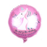 Balon folie Unicorn, Magic Party, 45 cm, Oem