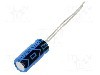 Condensator electrolitic, 4,7&micro;F, 63V DC, -40...105&deg;C, VISHAY - GRC00AA4R71JTNL