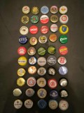 N41 Lot 50 bucati diferite capace de bere si suc, pentru colectie sau proiecte