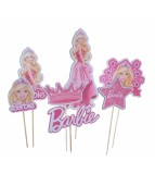 Set 7 Topper Barbie, Decor Petrecere 5&ndash;10 cm
