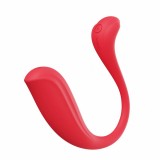 Vibrator Phoenix Neo 2 SVAKOM, 11 Moduri Vibratii, Free App, Silicon, USB, Rosu, 15.7 cm