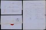 Germany Poland 1869 Stampless Cover + Content Bromberg to Berlin DB.072