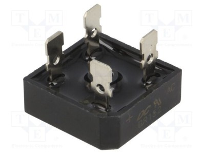 Punte redresoare monofazată DC COMPONENTS Urmax 200V 15A 300A BR-25 foto