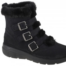 Cizme de iarna Skechers Glacial Ultra - Buckle Up 144154-BBK negru