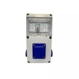 Tablou organizare șantier cablat 3&times;Schuko IP44 &ndash; SCAME | 633.RO0026