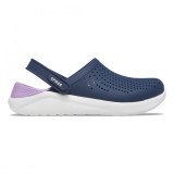 Saboti Crocs LiteRide Clog Albastru - Navy/Orchid