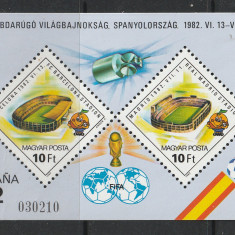Ungaria 1982 - Cupa Mondiala de Fotbal Spania S/S 1v MNH