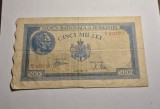 Bancnota 5000 Lei 1943 Septembrie Rom&acirc;nia, Numismatică