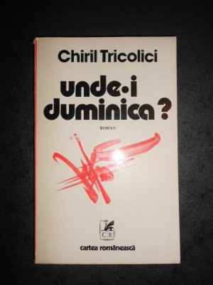 CHIRIL TRICOLICI - UNDE-I DUMINICA ? foto