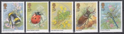 Marea Britanie 1985 - Insecte, MNH foto