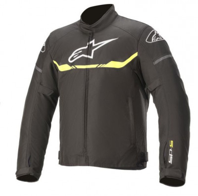 Geaca textil moto Alpinestars T-Sp S Wp, negru/fluo/galben, marime XL foto