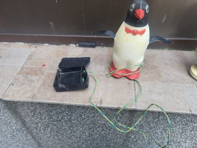 Jucărie pinguin vintage foto