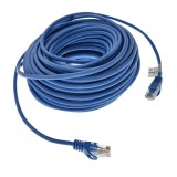 Cablu UTP, Lanberg 42782, cat 5e, mufat 2xRJ45, lungime 30m, AWG 26, 100 MHz, de legatura retea, ethernet, albastru Albastru 30 m
