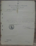 Document numire Comisar al Guvernului/ Ministerul Industriei, Cernauti 1929
