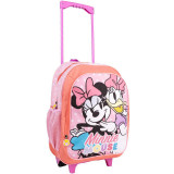 Cumpara ieftin Troler pliabil Minnie Mouse cu buzunar frontal, 31x41x14 cm, Cerda