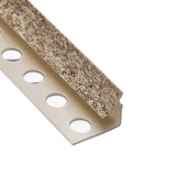 Profil PVC de colt interior, 0aimrbe, bej marmorat, 2.6 m