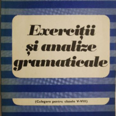 Exercitii si analize gramaticale (Culegere pentru clasele V-VIII) – Silviu Constantinescu