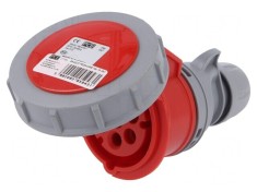 Conector alimentare AC trifazat mufă mamă 16A 400V 7 pini foto