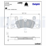 Set placute frana disc Porsche 718 Boxster, 718 Cayman, 911, 911 Targa, Boxster Spyder, Cayenne Motor 2.9 S AWD, 2.9 S AWD, 3.0 AWD, 3.0 AWD, OE