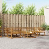 vidaXL Set de canapele de exterior 7 pcs natural Lemn Solid de Acacia 3367247
